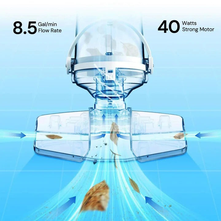 Nettoyeur de piscine sans fil portable