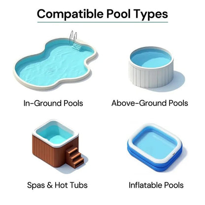 Nettoyeur de piscine sans fil portable