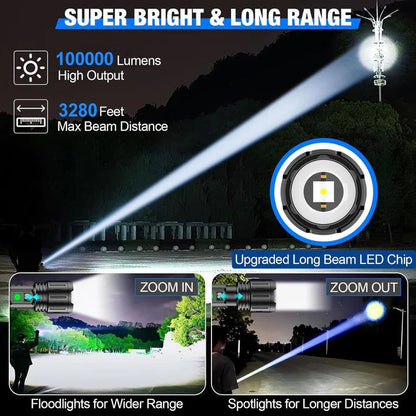 Lampe de camping à LED d'extérieur lumineuse