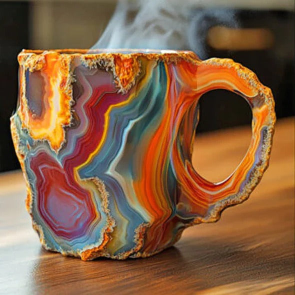 Tasse délicate en verre pour café ou thé chaud