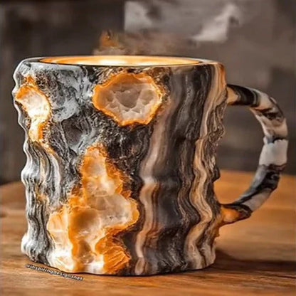 Tasse délicate en verre pour café ou thé chaud