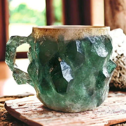 Tasse délicate en verre pour café ou thé chaud
