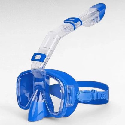 Masque de plongée avec tuba et tuba à sec