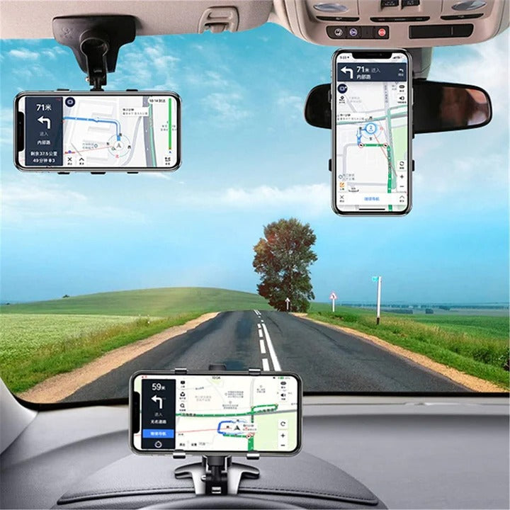 Support de téléphone de voiture avec support réglable