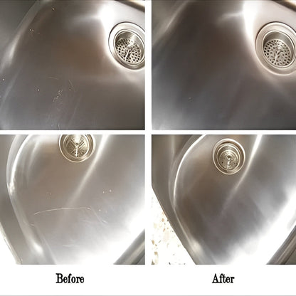 Pâte détachante robuste pour surfaces métalliques