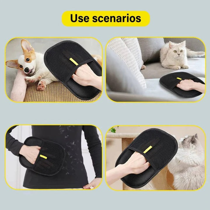 Lot de 2 brosses anti-poils d'animaux