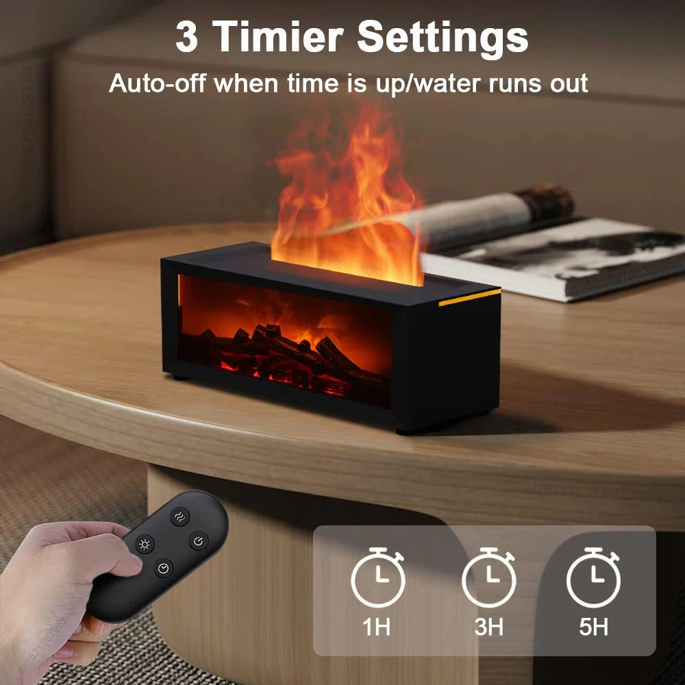 Diffuseur d'arôme compact avec effet bougie LED