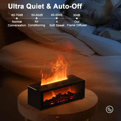 Diffuseur d'arôme compact avec effet bougie LED