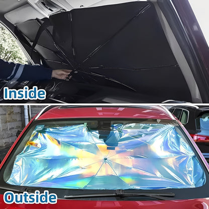 Pare-soleil de voiture portable avec pliage compact