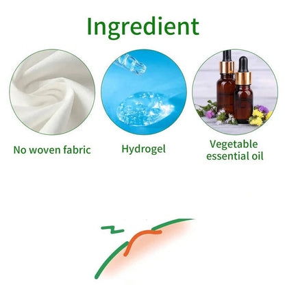 Patchs hydrogels anti-démangeaisons piqûres d'insectes à action rapide