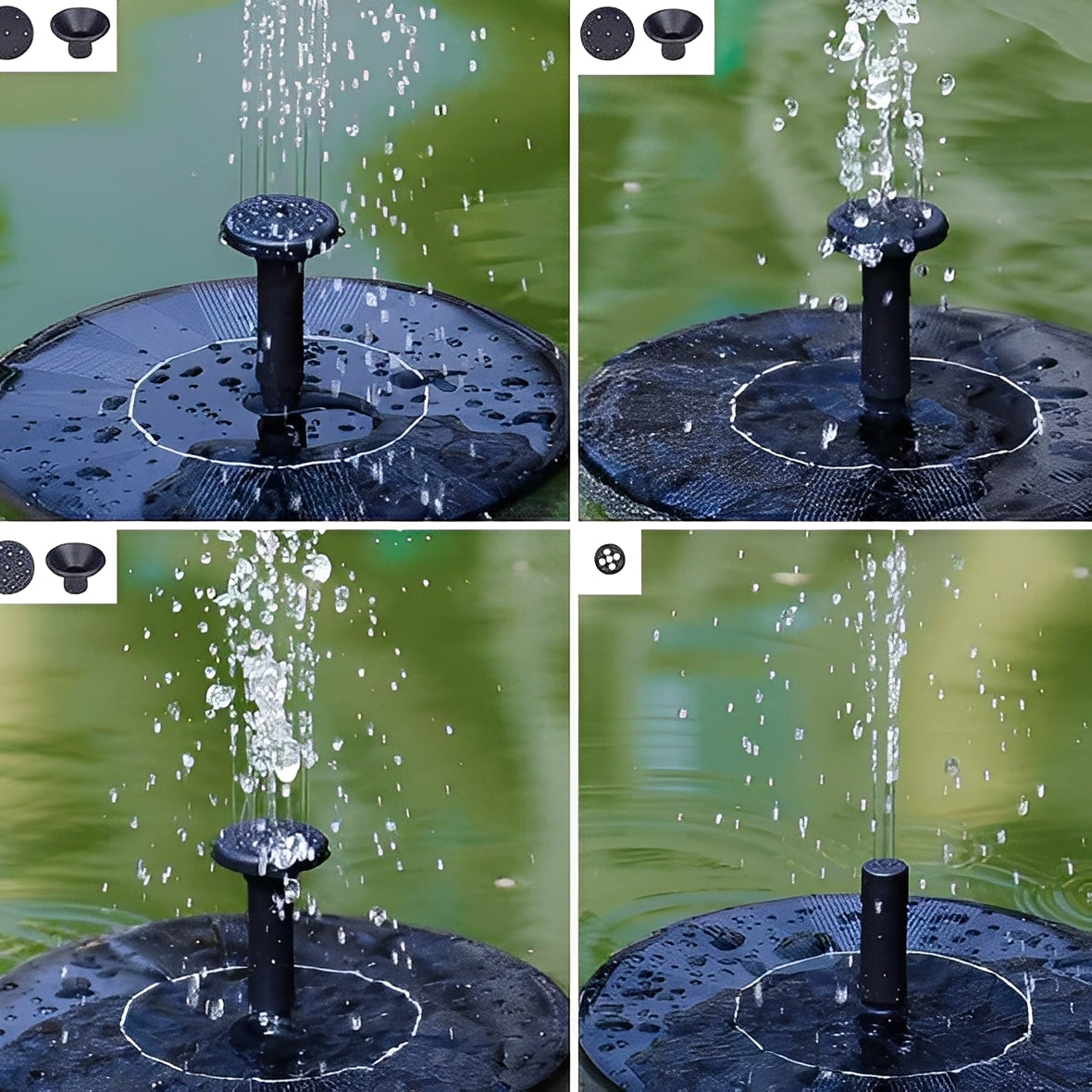 Kit de pompe pour fontaine extérieure pour la décoration de jardin