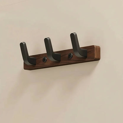 Rustic Wooden Wall Mounted Coat Rack - Ortekor