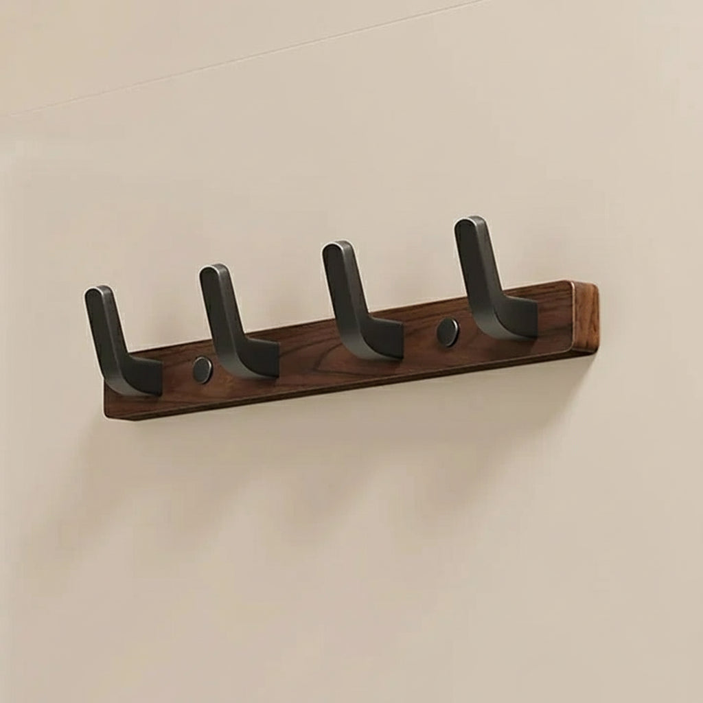 Porte-manteau mural rustique en bois