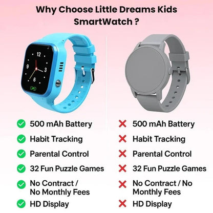 Montre-téléphone GPS intelligente pour enfants