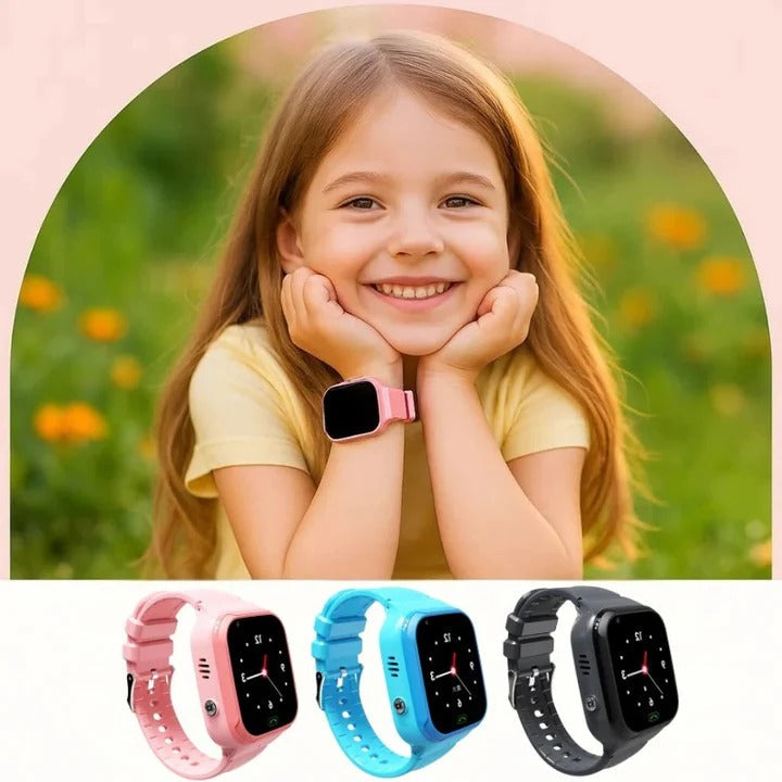 Montre-téléphone GPS intelligente pour enfants