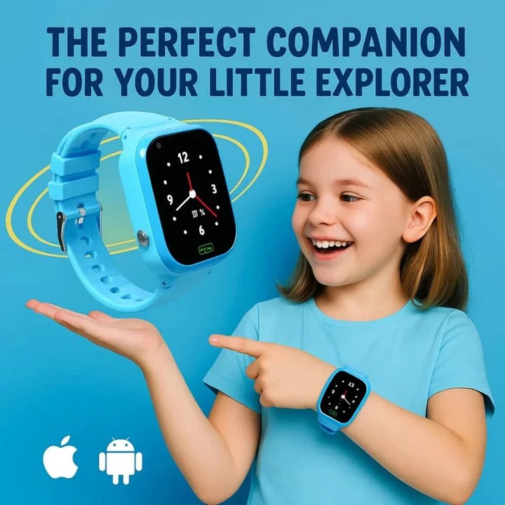 Montre-téléphone GPS intelligente pour enfants