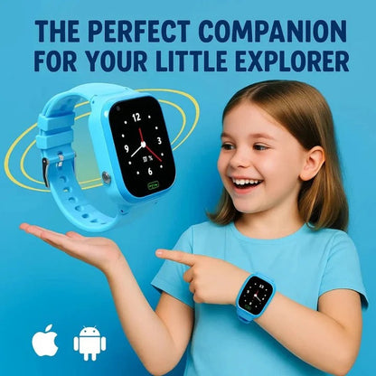 Montre-téléphone GPS intelligente pour enfants