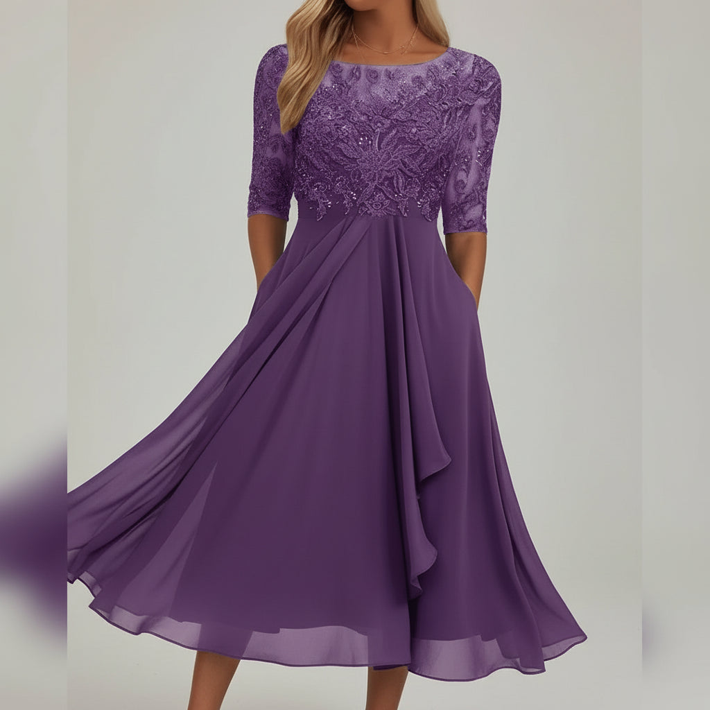 Robe d'été en maille confortable pour femme