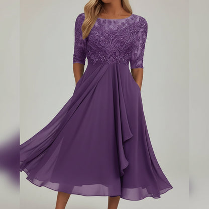 Robe d'été en maille confortable pour femme