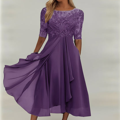Robe d'été en maille confortable pour femme