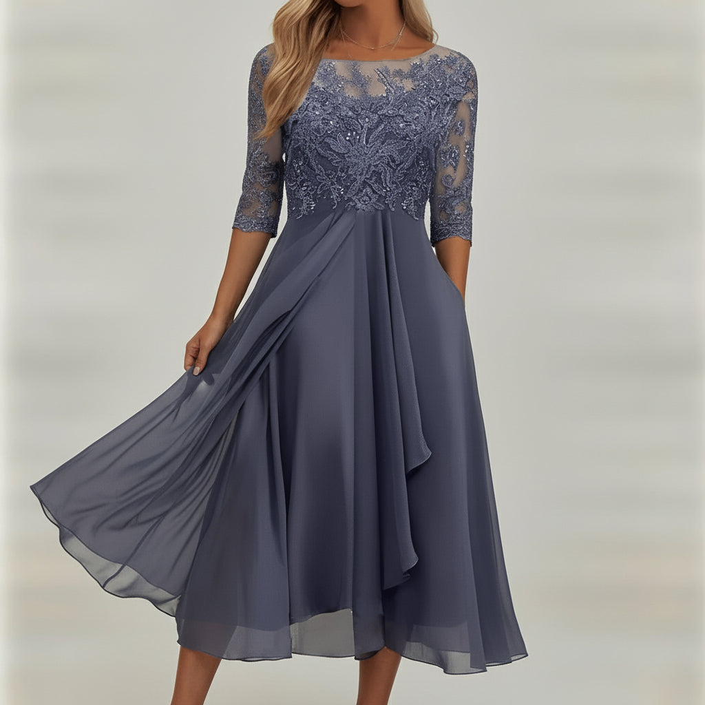 Robe d'été en maille confortable pour femme