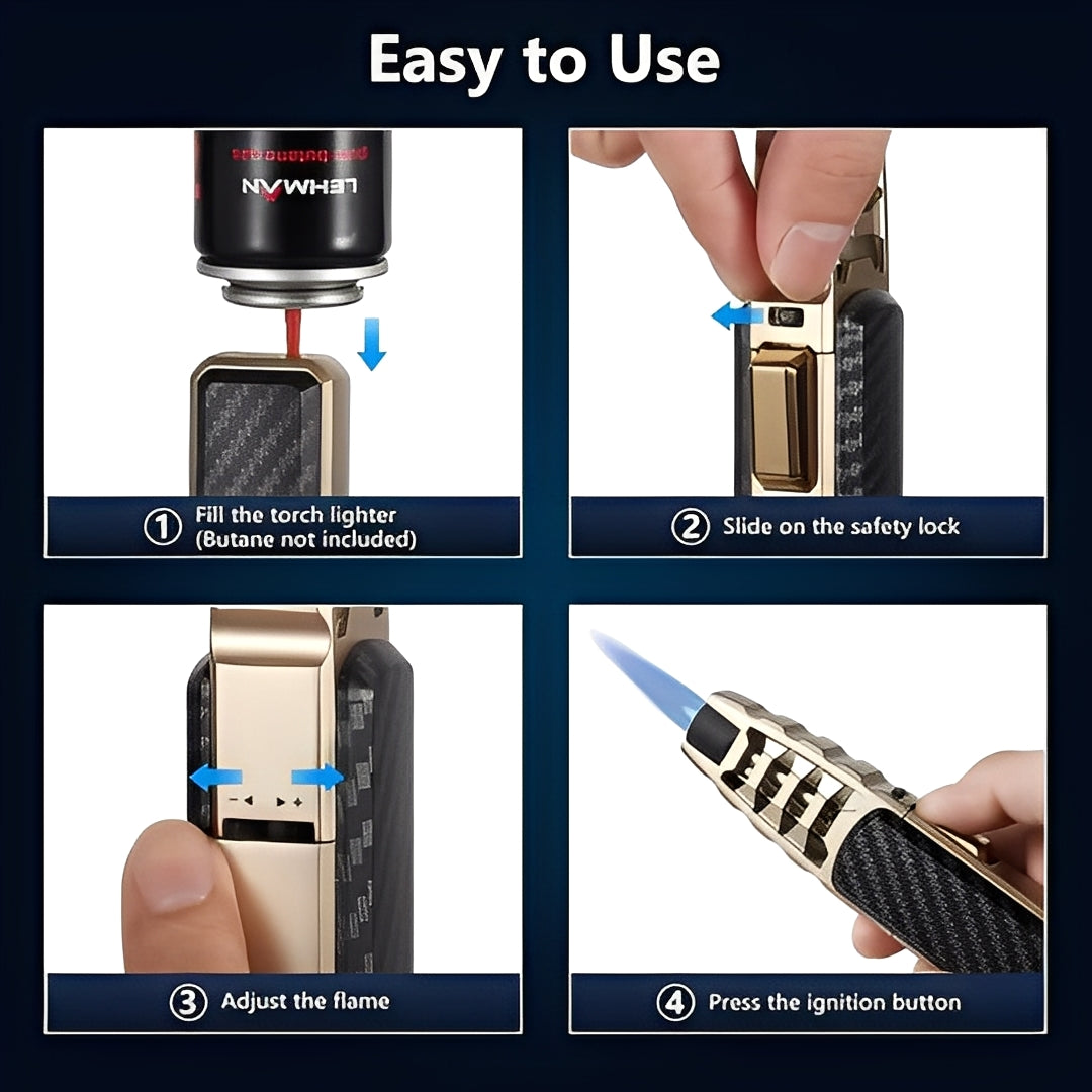Briquet à gaz rechargeable