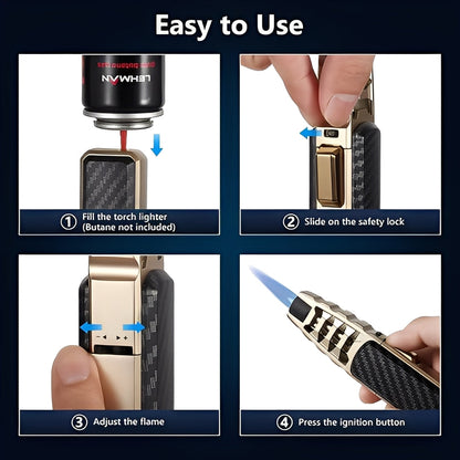 Briquet à gaz rechargeable