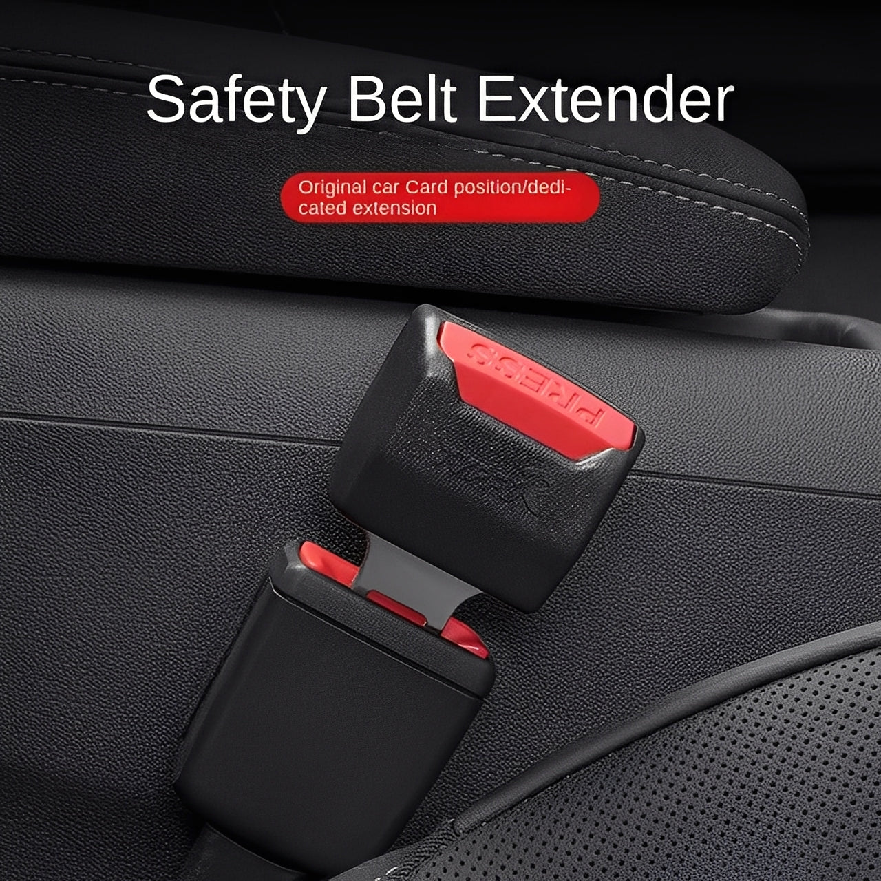 Rallonge universelle de ceinture de sécurité pour voiture, lot de 2