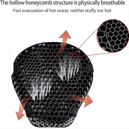 Coussin de Selle de Moto en Gel Confortable et Respirant