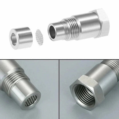 Adaptateur de capteur d'oxygène universel M18x1.5 en acier inoxydable pour voiture