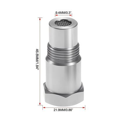 Adaptateur de capteur d'oxygène universel M18x1.5 en acier inoxydable pour voiture