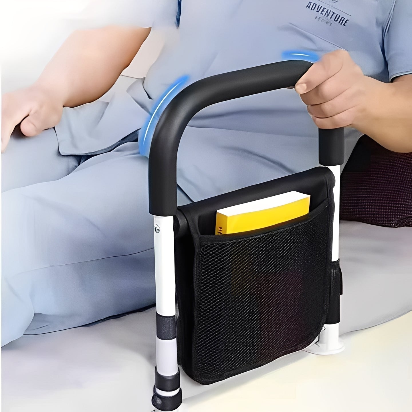 Poignée de lit ergonomique pour une aide sécurisée