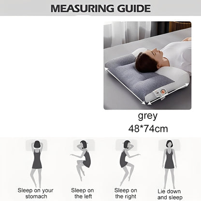 Oreiller de voyage cervical ajustable, conception ergonomique