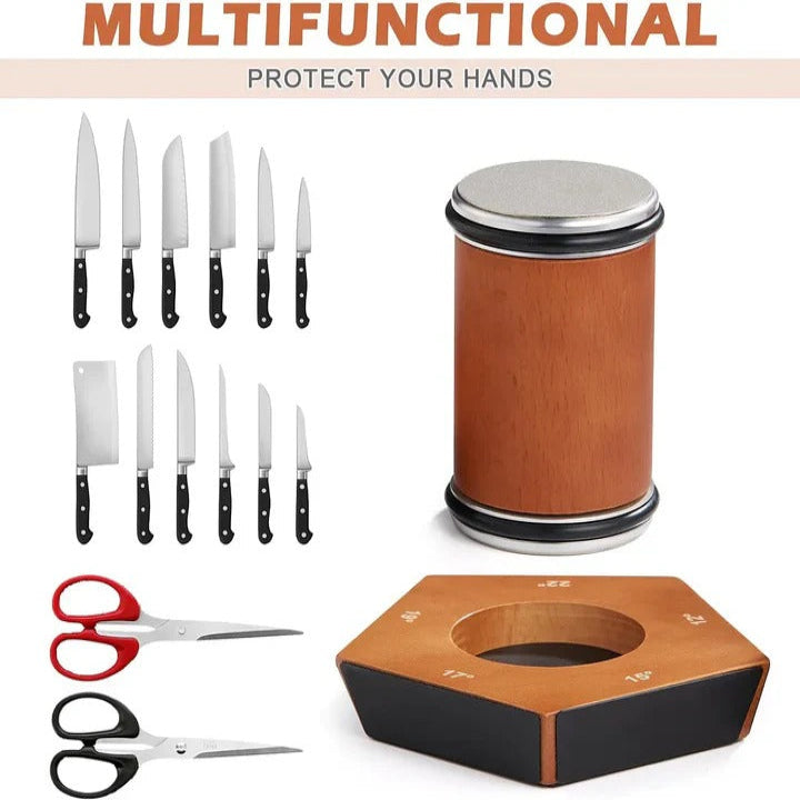 Affûteur de couteaux à meule diamantée Easy Sharpen