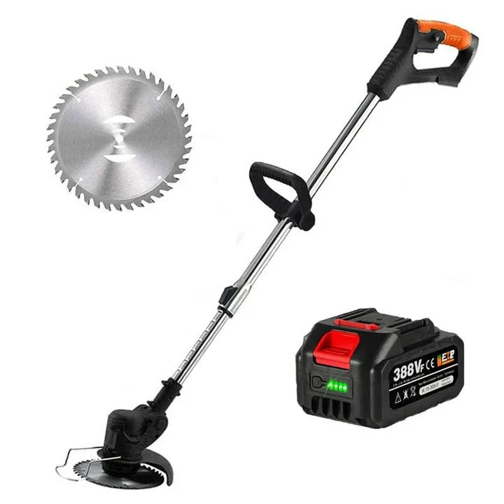 Coupe-bordure sans fil rechargeable avec manche télescopique