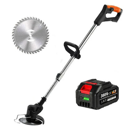 Coupe-bordure sans fil rechargeable avec manche télescopique