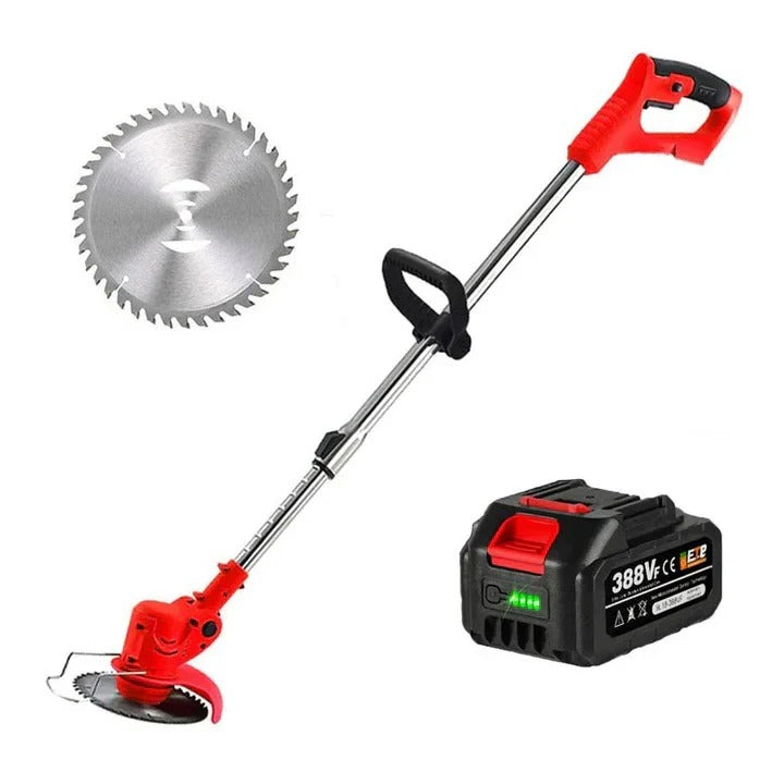 Coupe-bordure sans fil rechargeable avec manche télescopique
