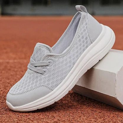 Baskets compensées respirantes pour femme