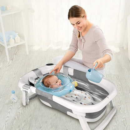 Baignoire bébé portable avec thermomètre