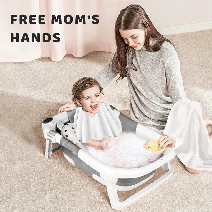 Baignoire bébé portable avec thermomètre