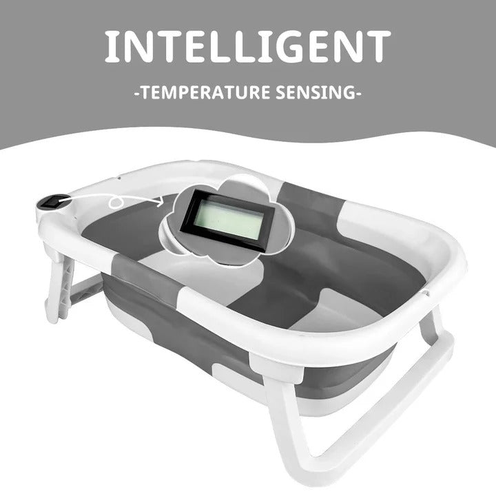 Baignoire bébé portable avec thermomètre