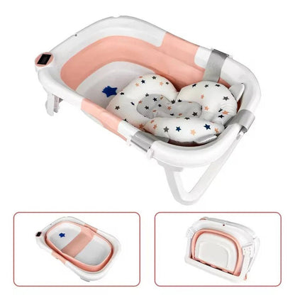 Baignoire bébé portable avec thermomètre