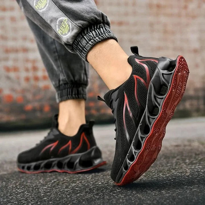 Chaussures de sport confortables pour hommes avec soutien de la voûte plantaire