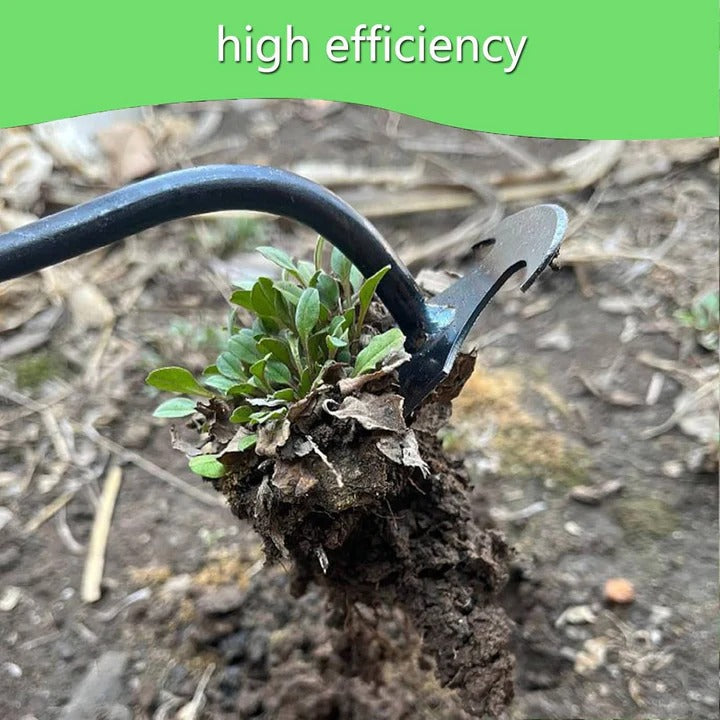 Désherbeur de jardin facile avec 4 griffes métalliques