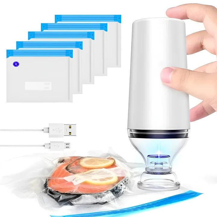 Compact Automatic Food Saver Vacuum Sealer - Ortekor