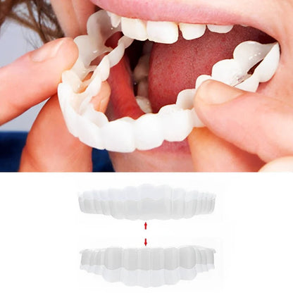 Facettes dentaires Easy Fit Clip On pour dents supérieures et inférieures