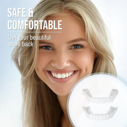 Facettes dentaires Easy Fit Clip On pour dents supérieures et inférieures