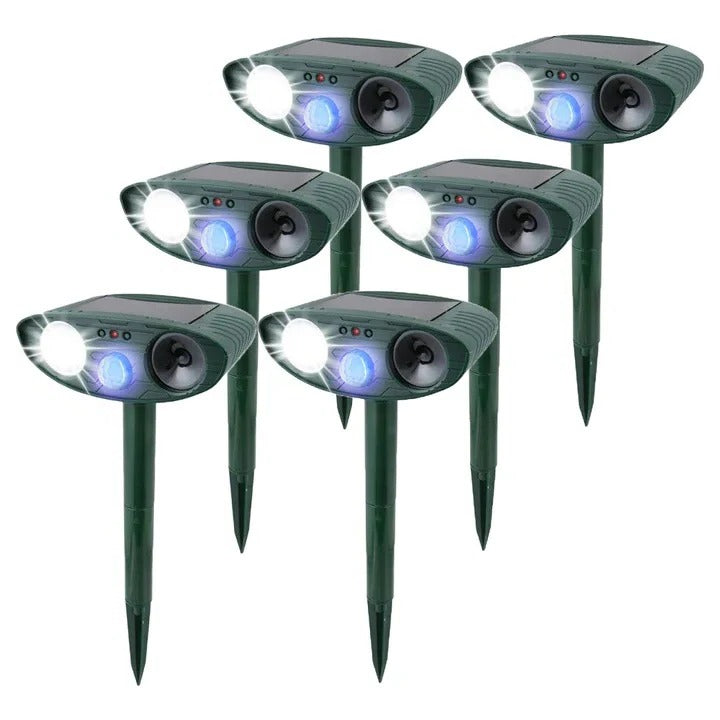 Lampe extérieure anti-nuisible à détecteur de mouvement
