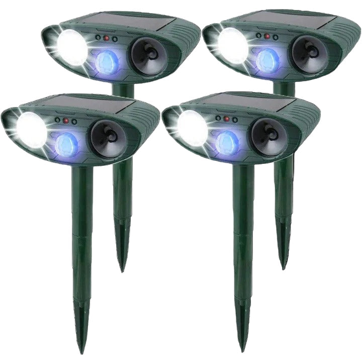 Lampe extérieure anti-nuisible à détecteur de mouvement