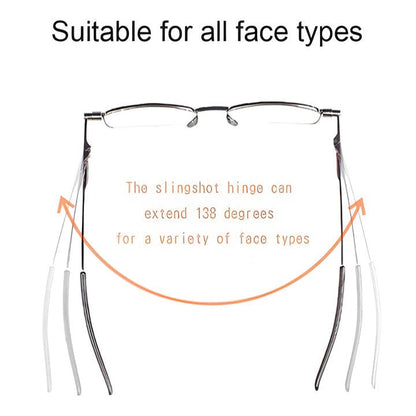 Lunettes de lecture compactes avec monture en métal